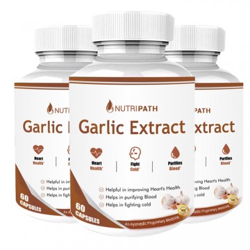 Nutripath Garlic Extract 2% Allicin-3 Bottle  
